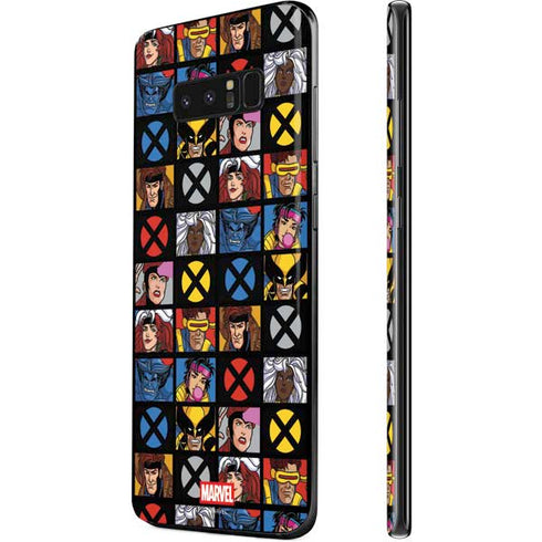 Marvel X-Men Pattern Galaxy Note 8 Skin