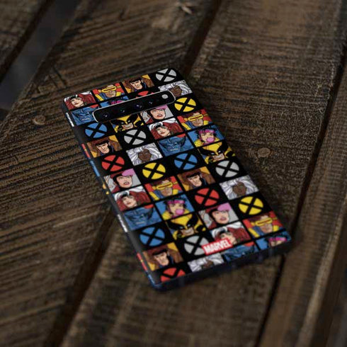 Marvel X-Men Pattern Galaxy S10 Plus Skin