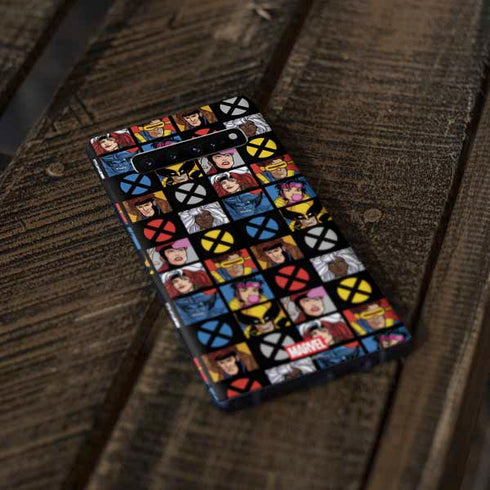 Marvel X-Men Pattern Galaxy S10 Skin