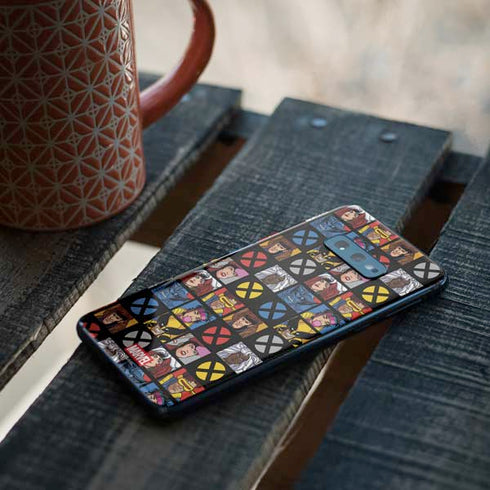 Marvel X-Men Pattern Galaxy S10e Skin