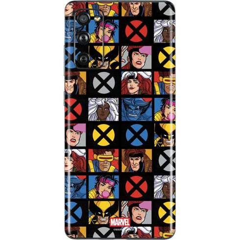 Marvel X-Men Pattern Galaxy S20 Fan Edition Skin