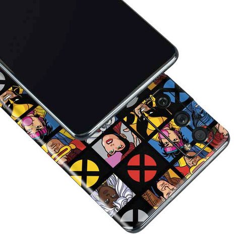 Marvel X-Men Pattern Galaxy S20 Fan Edition Skin