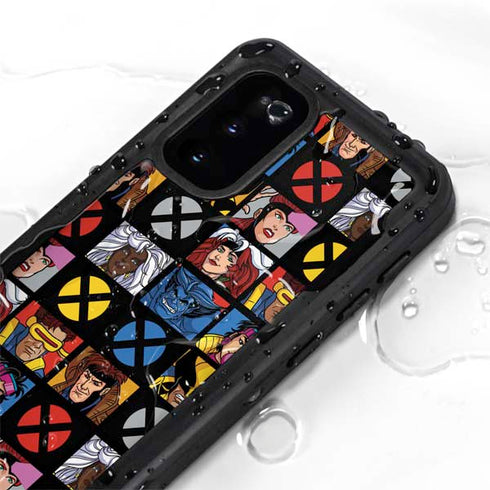 Marvel X-Men Pattern Galaxy S20 Waterproof Case