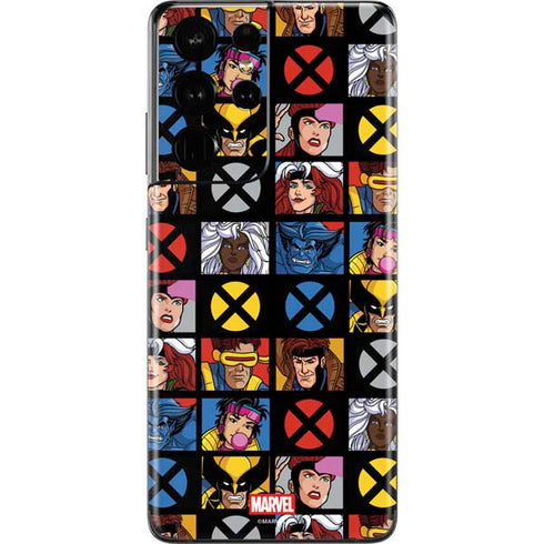Marvel X-Men Pattern Galaxy S21 Ultra 5G Skin