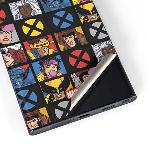 Marvel X-Men Pattern Galaxy S22 Ultra Skin