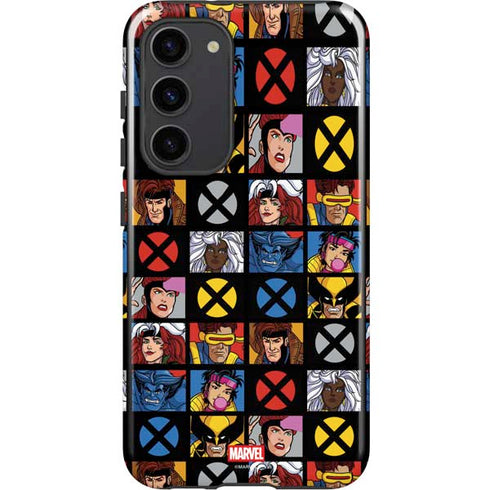 Marvel X-Men Pattern Galaxy S23 Plus Pro Case
