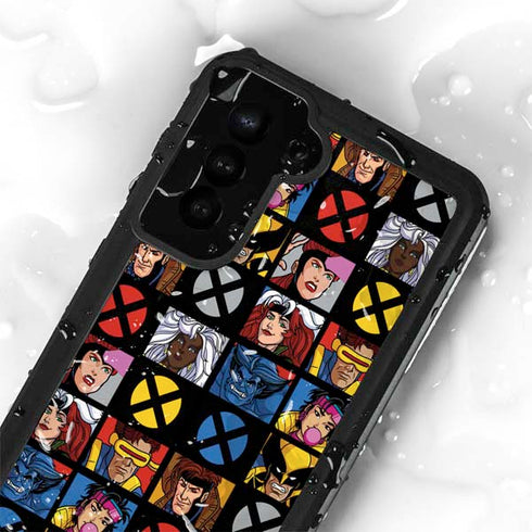 Marvel X-Men Pattern Galaxy S23 Plus Waterproof Case
