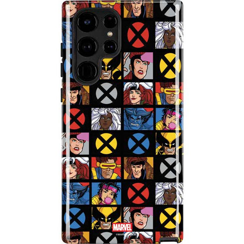 Marvel X-Men Pattern Galaxy S23 Ultra Pro Case