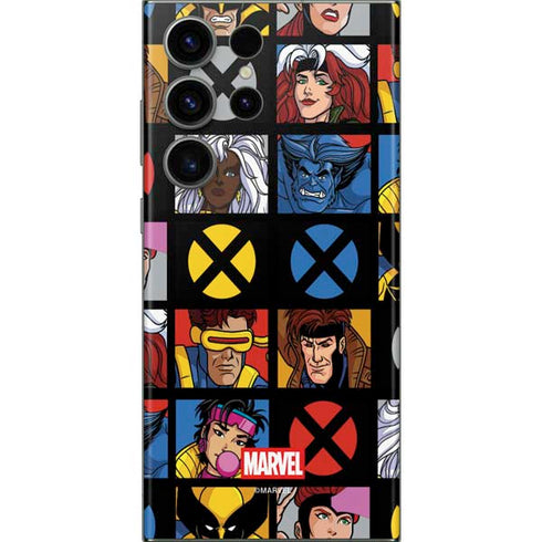 Marvel X-Men Pattern Galaxy S23 Ultra Skin