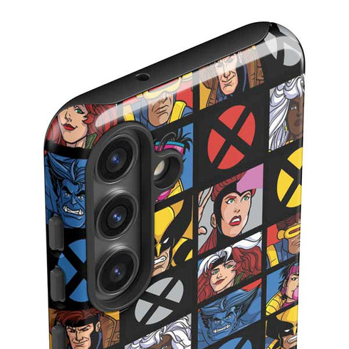 Marvel X-Men Pattern Galaxy S24 Impact Case
