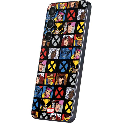 Marvel X-Men Pattern Galaxy S24 Skin
