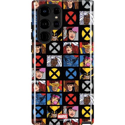 Marvel X-Men Pattern Galaxy S24 Ultra Impact Case