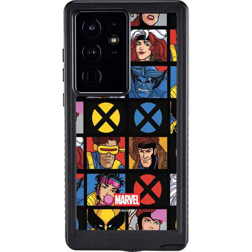 Marvel X-Men Pattern Galaxy S24 Ultra Waterproof Case