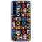 Marvel X-Men Pattern Galaxy S25 Plus Clear Case