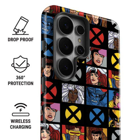 Marvel X-Men Pattern Galaxy S26 Ultra Impact Case
