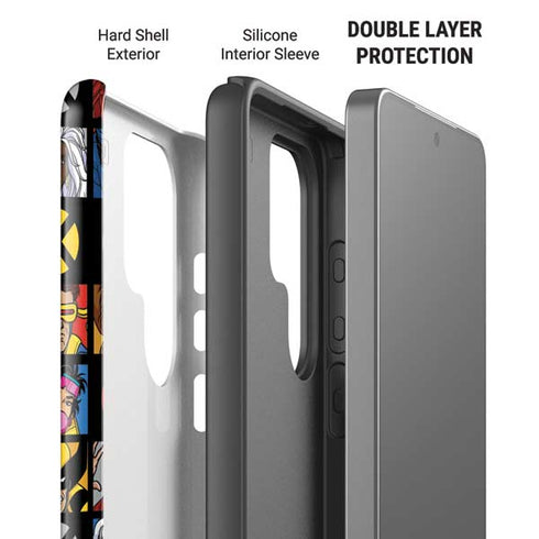 Marvel X-Men Pattern Galaxy S26 Ultra Impact Case