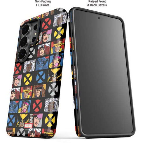Marvel X-Men Pattern Galaxy S26 Ultra Impact Case