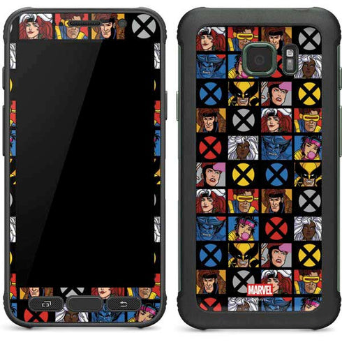 Marvel X-Men Pattern Galaxy S7 Active Skin