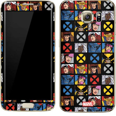 Marvel X-Men Pattern Galaxy S7 Edge Skin