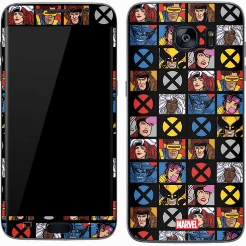 Marvel X-Men Pattern Galaxy S7 Skin