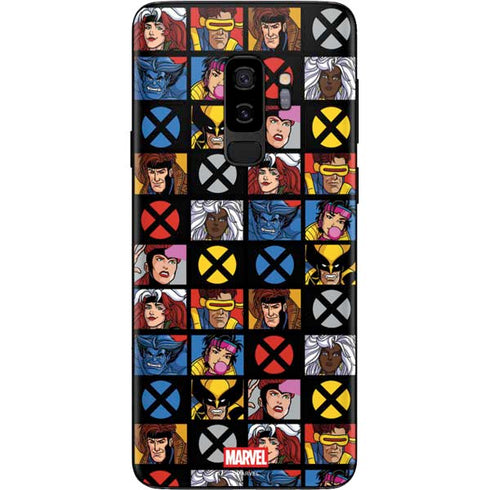Marvel X-Men Pattern Galaxy S9 Plus Skin