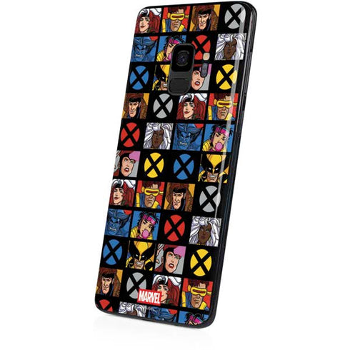 Marvel X-Men Pattern Galaxy S9 Skin