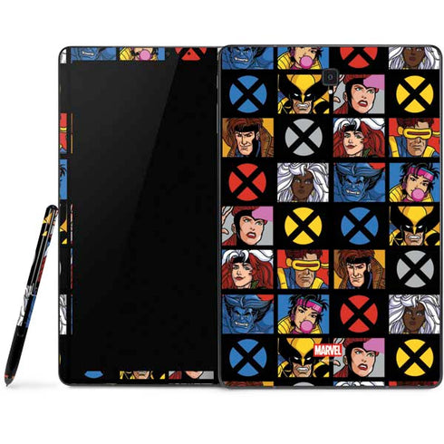 Marvel X-Men Pattern Samsung Galaxy Tab Skin