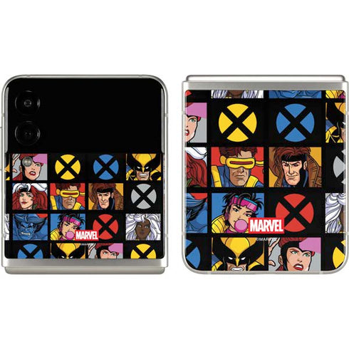 Marvel X-Men Pattern Galaxy Z Flip3 5G Skin
