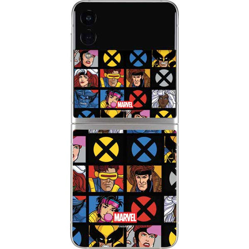 Marvel X-Men Pattern Galaxy Z Flip3 5G Skin
