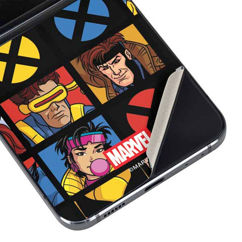 Marvel X-Men Pattern Galaxy Z Flip5 5G Skin