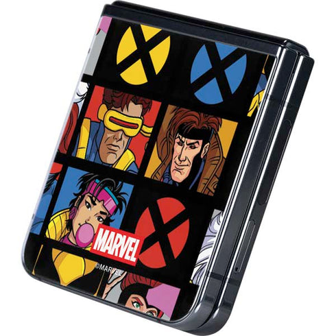 Marvel X-Men Pattern Galaxy Z Flip5 5G Skin