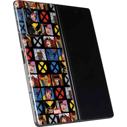 Marvel X-Men Pattern Galaxy Z Fold2 5G Skin