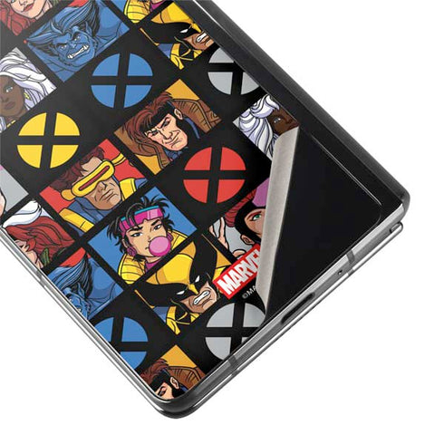 Marvel X-Men Pattern Galaxy Z Fold2 5G Skin
