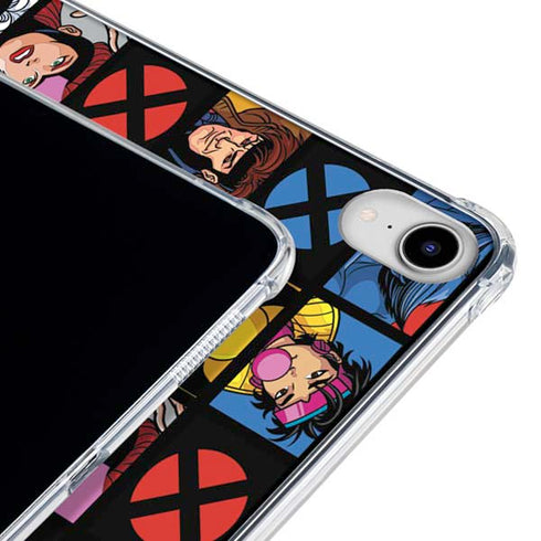 Marvel X-Men Pattern iPad 11th Gen (2025) Clear Case