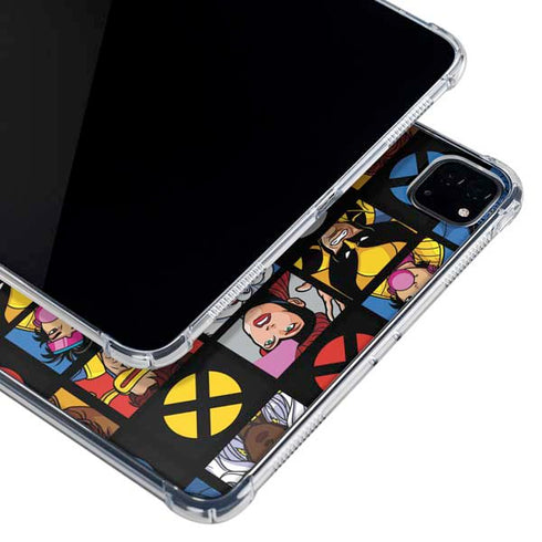 Marvel X-Men Pattern iPad Pro 11in (2024) Clear Case