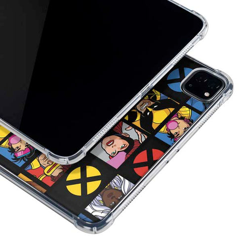Marvel X-Men Pattern iPad Pro 12.9in (2020) Clear Case