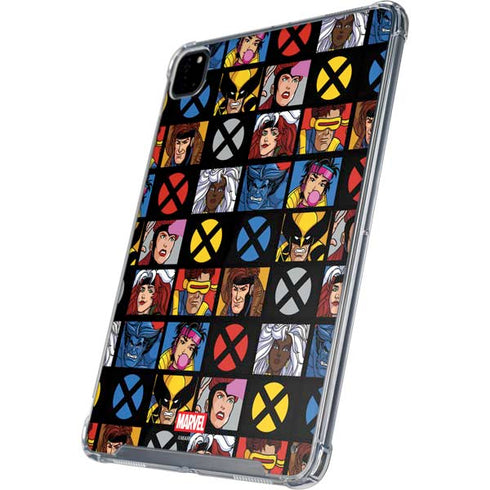 Marvel X-Men Pattern iPad Pro 12.9in (2020) Clear Case