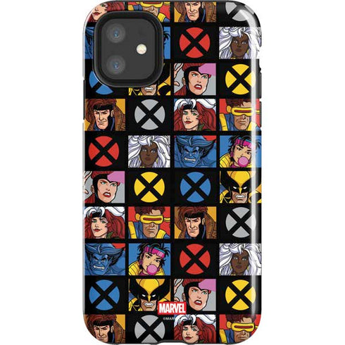 Marvel X-Men Pattern iPhone 11 Impact Case