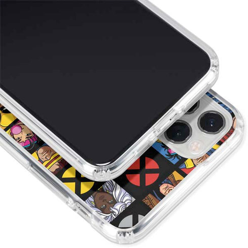 Marvel X-Men Pattern iPhone 11 Pro Clear Case