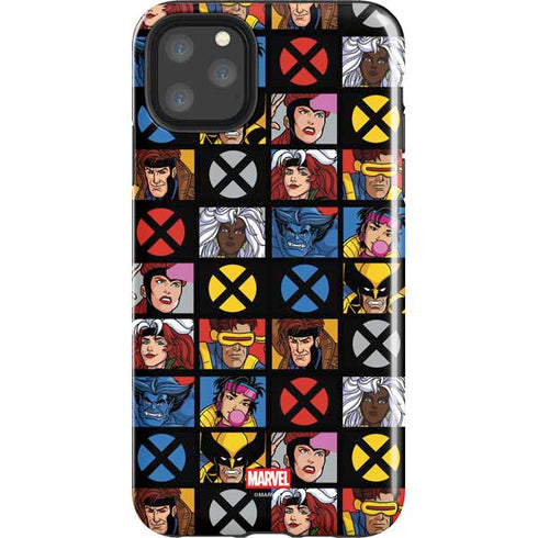 Marvel X-Men Pattern iPhone 11 Pro Max Impact Case