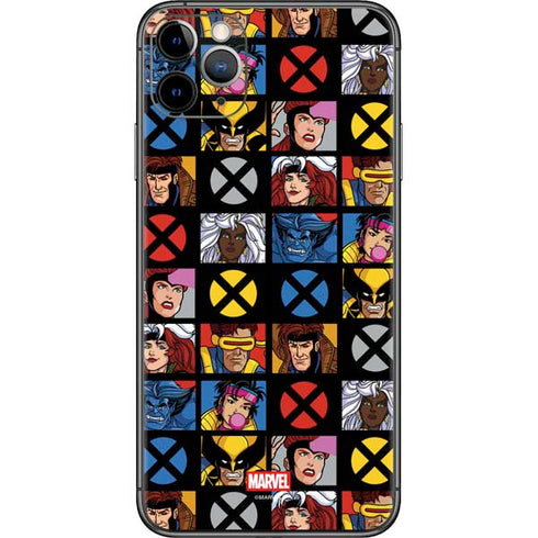 Marvel X-Men Pattern iPhone 11 Pro Max Skin