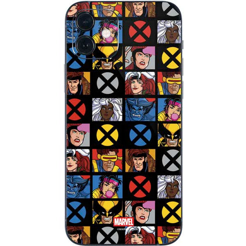 Marvel X-Men Pattern iPhone 12 Mini Skin