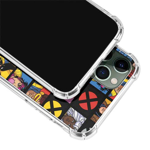 Marvel X-Men Pattern iPhone 12 Pro Clear Case