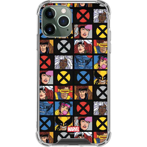 Marvel X-Men Pattern iPhone 12 Pro Max Clear Case