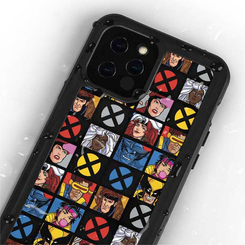 Marvel X-Men Pattern iPhone 12 Pro Waterproof Case