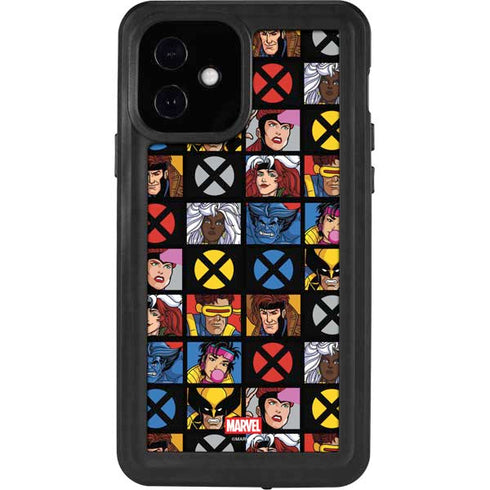 Marvel X-Men Pattern iPhone 12 Waterproof Case