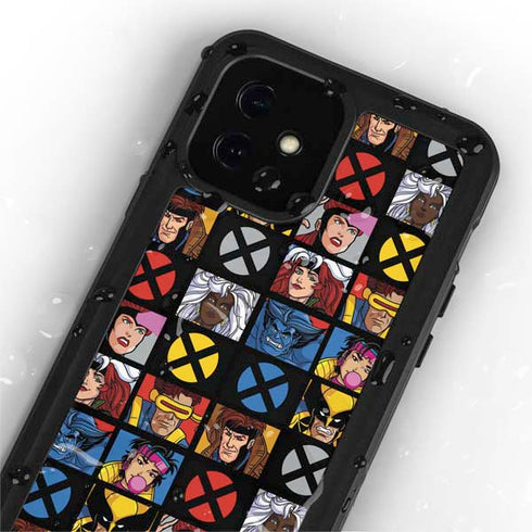 Marvel X-Men Pattern iPhone 12 Waterproof Case