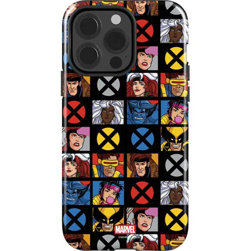 Marvel X-Men Pattern iPhone 13 Pro Impact Case