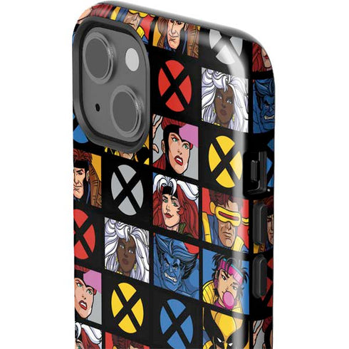 Marvel X-Men Pattern iPhone 14 Impact Case