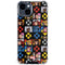 Marvel X-Men Pattern iPhone 15 Plus Clear Case